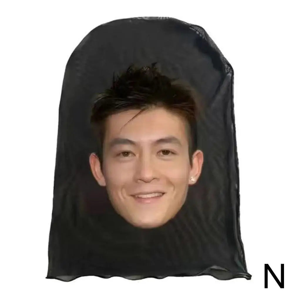 3D Mask Balaclava Hat Facial Performance Parody Prank Headgear Seamless Kanye Face Mask Celebrity Face Hip Hop Hood