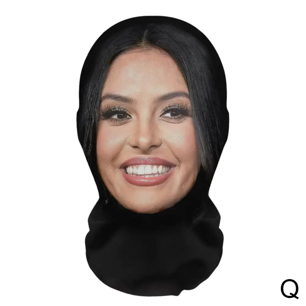 3D Mask Balaclava Hat Facial Performance Parody Prank Headgear Seamless Kanye Face Mask Celebrity Face Hip Hop Hood