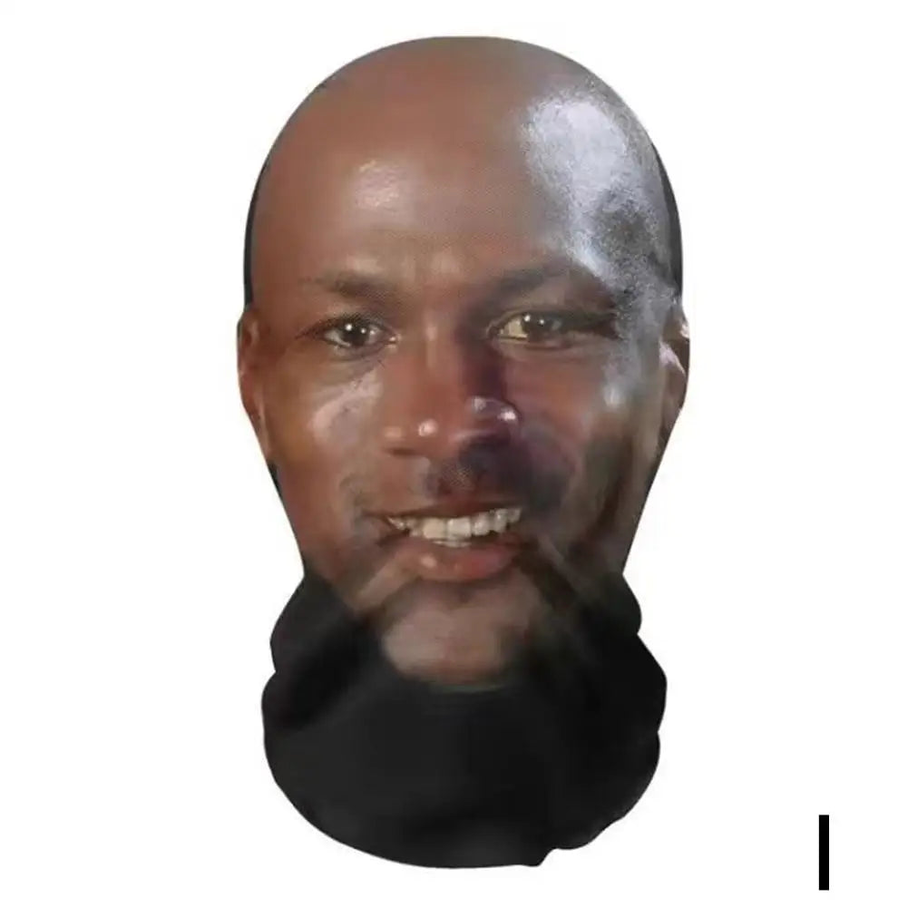3D Mask Balaclava Hat Facial Performance Parody Prank Headgear Seamless Kanye Face Mask Celebrity Face Hip Hop Hood