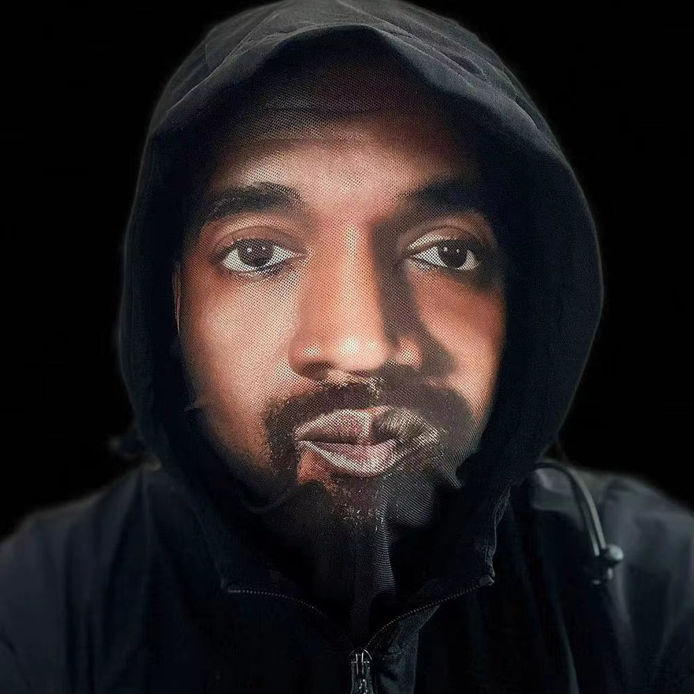 3D Mask Balaclava Hat Facial Performance Parody Prank Headgear Seamless Kanye Face Mask Celebrity Face Hip Hop Hood