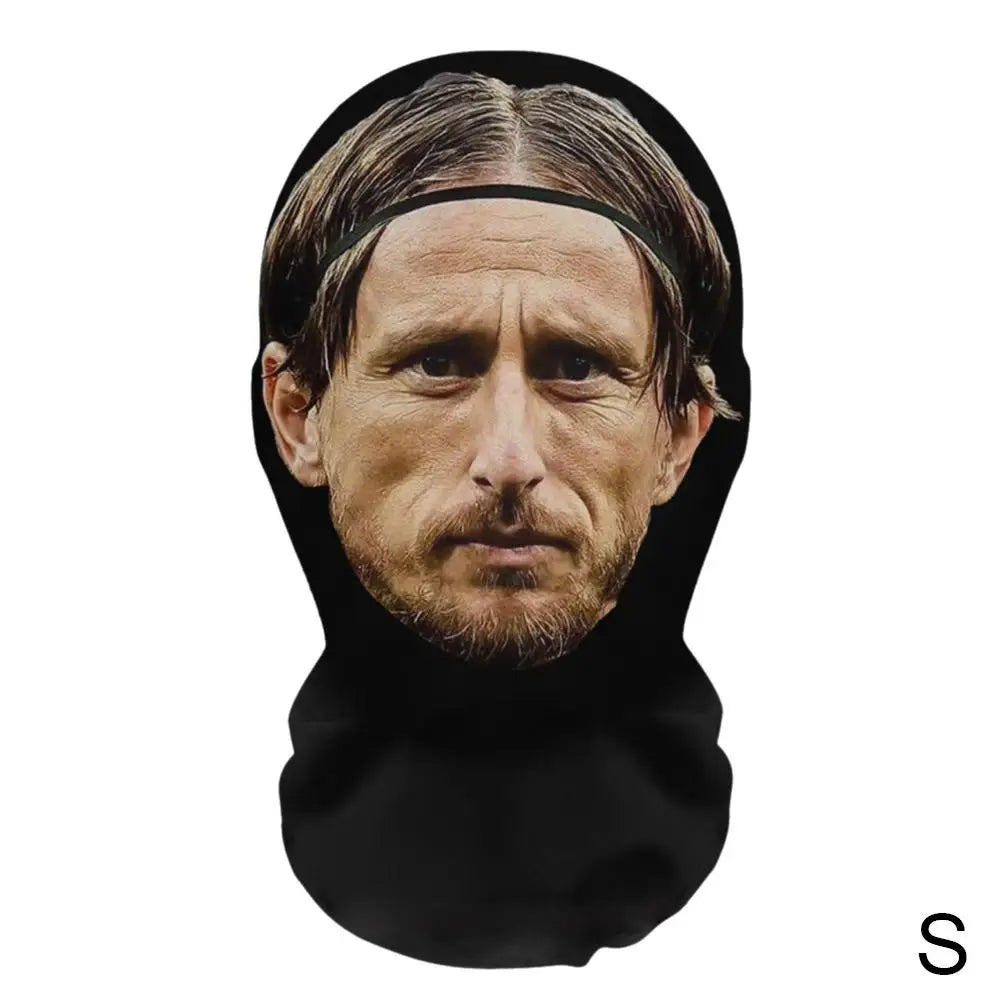 3D Mask Balaclava Hat Facial Performance Parody Prank Headgear Seamless Kanye Face Mask Celebrity Face Hip Hop Hood