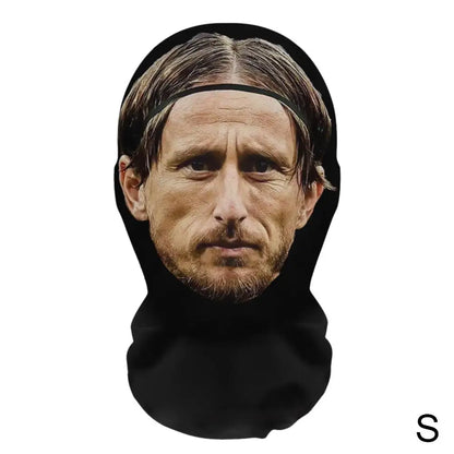 3D Mask Balaclava Hat Facial Performance Parody Prank Headgear Seamless Kanye Face Mask Celebrity Face Hip Hop Hood